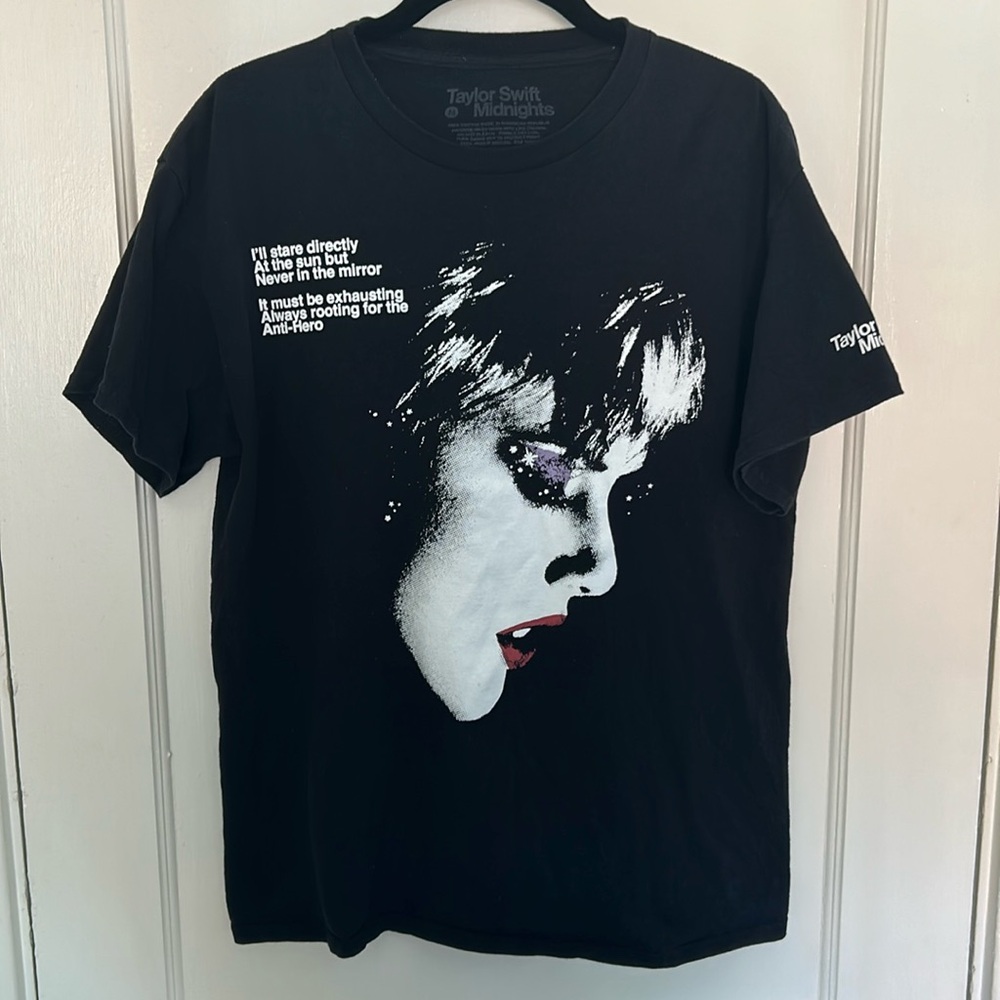 Taylor Swift Midnights Black T-Shirt Anti-Hero